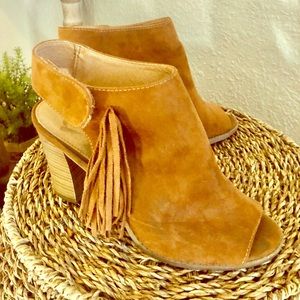 Fringe Suede Booties
